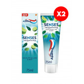Aquafresh Senses Eucalyptus Lime & Mint 75ml Diş Macunu 2'li Set - 1
