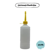 PLASTİK ŞİŞE ÇOK AMAÇLI DOLUM ŞİŞESİ 500 ML 6 ADET thumbnail 1
