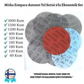 EPOKSİ REÇİNE ZIMPARA SETİ MIRKA AUTONET TEL ZIMPARA 9'LU SET EKO - 1