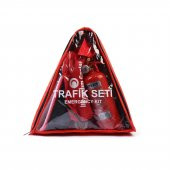 Kkdavm Üçgen Trafik ve İlk Yardım Seti Ekonomik Karayollarına Uygun Trafik Seti - 3