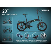 Rks Tnt-5 PRO Katlanabilir Elektrikli Bisiklet Siyah - 1