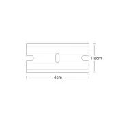 Ekran Oca Temizleme Plastik Jilet (100 Lü Paket) - 2