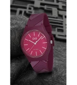 Q&Q VS52J004Y Su Geçirmez Silikon Kordonlu Unisex Kol Saati - 1