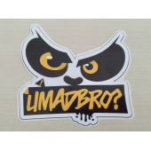 U MAD BRO STİCKER Renkli 10x8.5cm ÇILGIN KARDEŞİM STİCKER, U MAD BRO ETİKETİ, U MAD BRO ÇIKARTMASI - 1