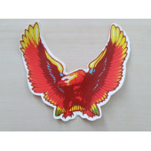 KARTAL STİCKER Renkli 14x13cm EAGLE STİCKER, KARTAL ETİKETİ, KARTAL ÇIKARTMASI - 1
