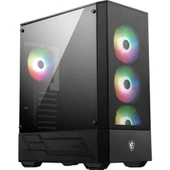 Msı Mag Forge 112R Temperli Cam 3X120MM 1X120MM Argb Fan Atx Gaming Bilgisayar Kasası - 1