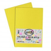 Sarı Oluklu Mukavva 50x70 2 Adet Artlantis Oluklu Mukavva Sarı Renkli 50*70 2 Adet - 1