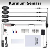 NKT GROUP Off Road Araç Altı Rgb Led Aydınlatma Led 4lü Set App Telefon Ve Kumanda Kontrollü - 5