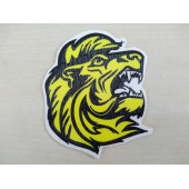 ASLAN STİCKER SARI 8x7cm Lion STİCKER ARSLAN ASLAN ETİKETİ ASLAN ÇIKARTMASI - 1