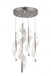 Eray Aydınlatma P9099-4+1 5 Li Krom Led Avize - 1