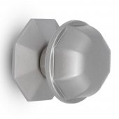 Kristal Kapı Tokmağı Topuzu Kapı Babası Kolu Saten Metal Tokmak thumbnail 1