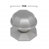 Kristal Kapı Tokmağı Topuzu Kapı Babası Kolu Saten Metal Tokmak thumbnail 2