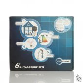 Universal 6-Lı Su Tasarruf Seti - Komple Lüks Seri (Tüm Musluk ve Duş Bataryalara Uyumlu) - 2