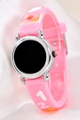 Pinkoli Pembe Led Silikon Kordonlu Şık Şirin Çocuk Kol Saati ST-304142 thumbnail 5
