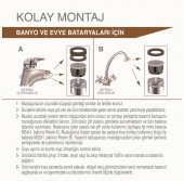 UNIVERSAL Su Tasarruf Kartuşu - 3,7 Litre/Dakika Akışlı - 3