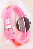 Pinkoli Pembe Led Silikon Kordonlu Şık Şirin Çocuk Kol Saati ST-304142 thumbnail 3