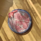 Katlanılabilir Bebek Cibinlik 90 cm Kırmızı Bebek Tül Sineklik Haşere Koruyucu Bebek Çadırı Snoopy thumbnail 5