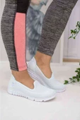 Memory Ortopedik Taban Kadın Günlük Ayakkabı - Beyaz - 1