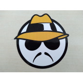 Emoji sticker Dedektif 8cmx8cm Emoji logosu - Emoji arması - Emoji ETİKETİ - Emoji Çıkartma - 1