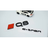 DK Tuning Q8 e-tron Yeni Nesil Bagaj Siyah Yazı Logo Audi İle Uyumlu thumbnail 2