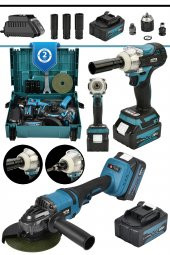 ASSUR PLUS 58VF ULTRA 2 Lİ SET ŞARJLI TAŞLAMA + ŞARJLI SOMUN SÖKME - 2