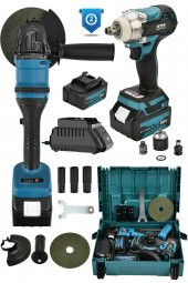 ASSUR PLUS 58VF ULTRA 2 Lİ SET ŞARJLI TAŞLAMA + ŞARJLI SOMUN SÖKME - 3