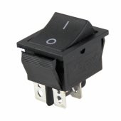 "106" Geniş Işıksız ON/OFF Anahtar 4 Pin - 1
