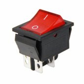 "104" Geniş Işıklı ON/OFF Anahtar 4 Pin - 1