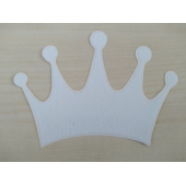 KRAL TACI STİCKER Beyaz 13,5x9,5cm - King STİCKER, KRAL TACI ETİKETİ, KRAL TACI ÇIKARTMASI - 1