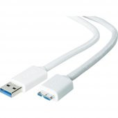 Micro USB 3.0 Kablo 1 Metre - Beyaz - 1