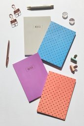 4lü Defter Seti 14x20 Ciltli Çizgili 128 Sayfa - 1
