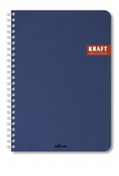 4lü Defter Seti 17x24 Sert Kapak Spiralli Kareli - 4