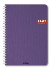 4lü Defter Seti 17x24 Sert Kapak Spiralli Kareli - 5