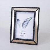 Selim Dekor 13x18 Elsira Aynalı Çerçeve Siyah - 1