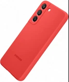 Samsung Galaxy S22 Silikon Kılıf, Kırmızı Silicone Cover EF-PS901 - 6