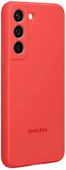 Samsung Galaxy S22 Silikon Kılıf, Kırmızı Silicone Cover EF-PS901 - 8