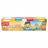 Lets Oyun Hamuru 4 Renk L8440 4X115 Gr - 1
