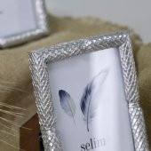 Selim Dekor 10x15 Zena Çerçeve Gümüş - 1