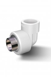 Pprc 20 mm-1/2" Dış Dişli Dirsek 10 Adet - 1