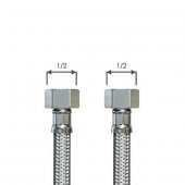 Sıcak Soğuk Su Bağlantı Hortumu ½ 3/8  70 CM - 1