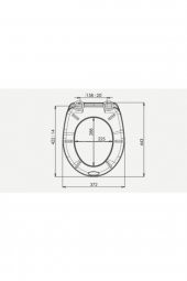 Kolay Kurulum Beyaz Klozet Kapağı - 2