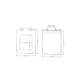 Olimpia Kare Yavaş Kapanan Klozet Kapağı Vale&Renova Model Uyumlu Droplast - 3