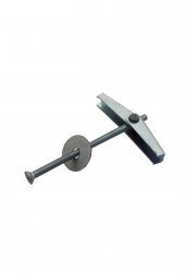 5 Adet Paraşüt Dubel Metal Civatalı 8cm Katlanır Kanatlı Dubel Alçıpan - 1