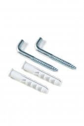 Şofben Termosifon Montaj Askı Kancası Vidası 2li Set - 1