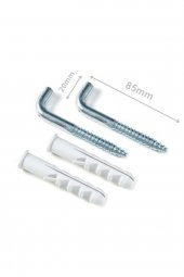 Şofben Termosifon Montaj Askı Kancası Vidası 2li Set - 2