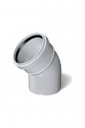 Pvc 100 Açık Dirsek 45 Derece - 1