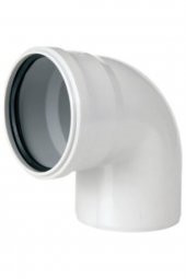 Pvc 100 Kapalı Dirsek 90 Derece - 1