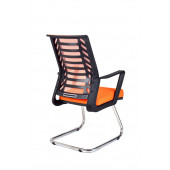 Herkese Mobilya Gardena Turuncu Fileli Misafir Koltuğu Ofis Koltuğu - 4