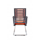 Herkese Mobilya Gardena Turuncu Fileli Misafir Koltuğu Ofis Koltuğu - 5