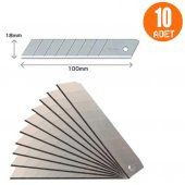 Maket Bıçağı Yedeği Ucu Kalın 18 mm Bıçak 10 Adet - 1